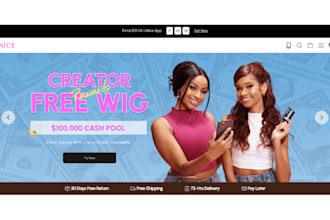 wix hair extension store shopify store hair extension store website