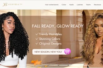 wix hair extension store shopify store hair extension store website