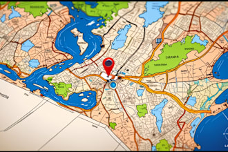 draw a vector map in illustrator