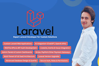 build a laravel saas mvp or web app with ai features