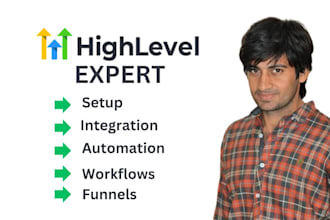 set up gohighlevel workflows automation go highlevel funnel and landing pages