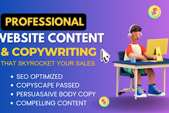 do persuasive facebook ad copy, email copy, sales copy, and website copywriting