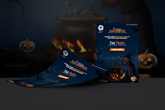 design creative flyer poster and brochure