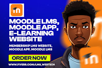 design membership lms website moodle lms website moodle app elearning website
