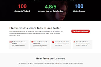 create bulk landing page