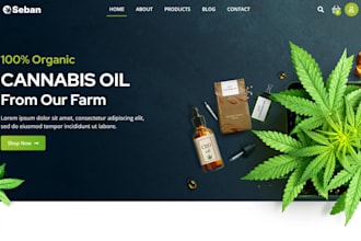 design a professional cannabis dispensary website