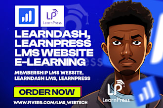 design redesign membership lms website learndash learnpress elearning website