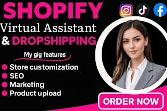 be your shopify virtual assistant shopify store manager ecommerce store manage