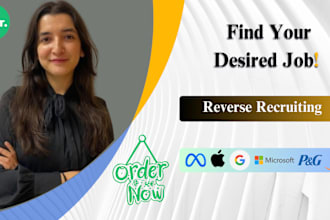 be your reverse recruiter to search and apply dream job