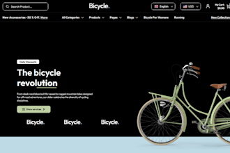 design bicycle shopify store bicycle website bike store bicycle bike website
