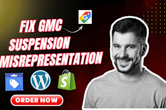 create fresh google merchant account and fix gmc suspension or misrepresentation