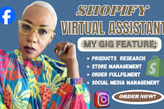 do shopify virtual assistant, shopify marketing manager