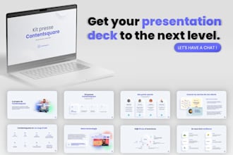 design powerpoint presentation, pitch deck for your business