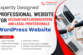 build professional websites for accounting and legal services