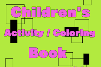 create kids cute coloring book pages