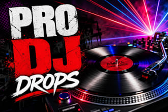 do professional dj intro and dj drop