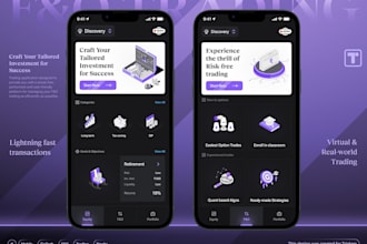 develop high quality forex trading app, stock trading app, trading website