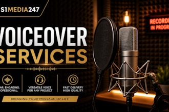 provide a professional voiceover for your podcast, dj set, promo commercials