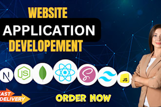 develop mern stack web apps and websites using nextjs typescript and tailwind