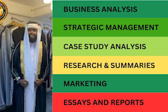 do business strategic management marketing case studies research analysis