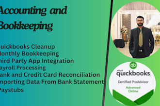 do bookkeeping on quick books and excel