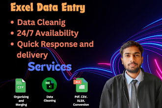 clean, organize, merge, and format excel and CSV data