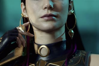 create 3d realistic character for film or game in blender, maya or ue