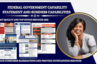 design government capability statement, professional capability statement