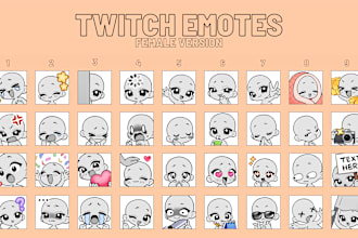 draw twitch emotes for you