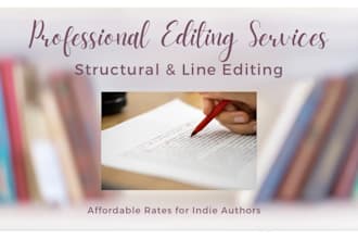edit and proofread for indie authors