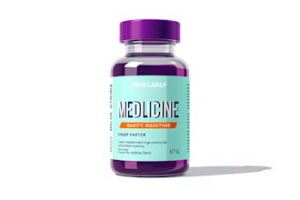 design professional supplement label and tablet box packaging