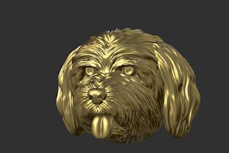 create any 3d model using zbrush and blender for printing