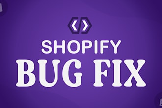 do shopify bug fix, custom coding and redesign shopify website