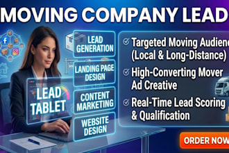 do social media marketing for moving company relocation freight shipping movers