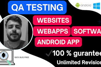 do software QA testing and bug report