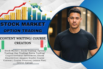 write stock market, options trading, investment, finance, stock, ebook, course