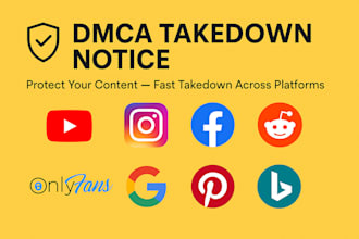 remove infringing, leaked, copyright, harassing, negative, defaming, post, dmca