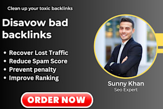 expertly disavow bad backlinks to protect your  SEO sites