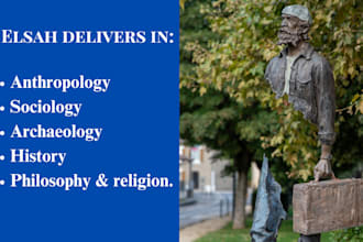 help in  anthropology, sociology, archaeology, history,  philosophy and religion