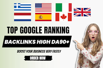 do SEO backlinks in USA ,UK ,italian,spanish, canada, netherlands , greek sites