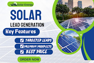 provide fresh solar leads and roofing leads through google maps