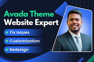 build, design or redesign wordpress website with avada theme