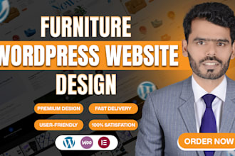 build, redesign, and enhance wordpress websites for furniture stores