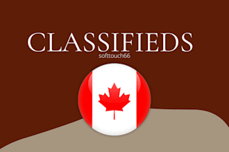 get 10 high quality canadian classifieds links for SEO