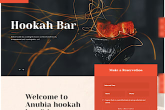 design night club lounge website sport bar beer website hookah shisha website