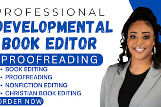 developmental edit proofread copy edit christian book memoir devotional prayer
