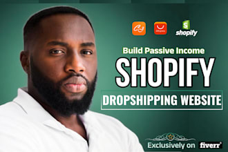 create shopify dropshipping store, build shopify store or shopify website design