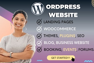 wordpress design, wordpress website, woocommerce design wordpress