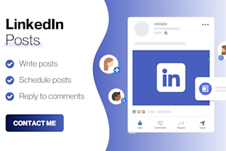 write linkedin posts for your business