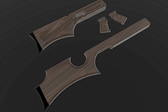 design air rifle stocks to be printed or cnc